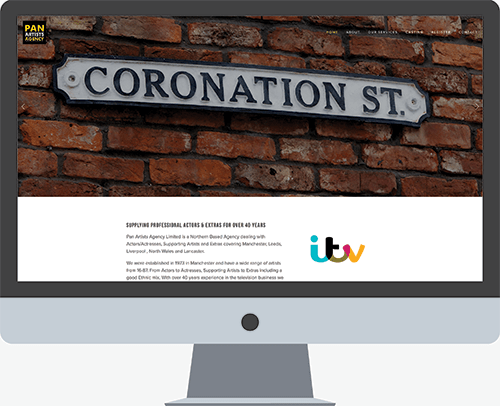 Coronation Street website redesign.
