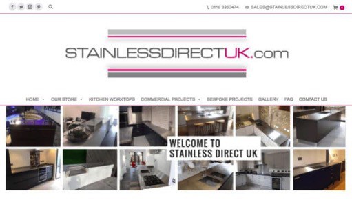 Stainless Direct UK website was designed and is maintained by Leicester Websites.